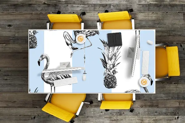 Ochranná podložka na stůl Flaming a ananas
