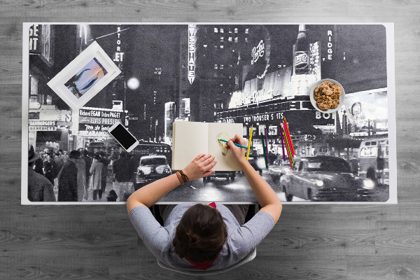 Velká podložka na stůl pro děti Broadway