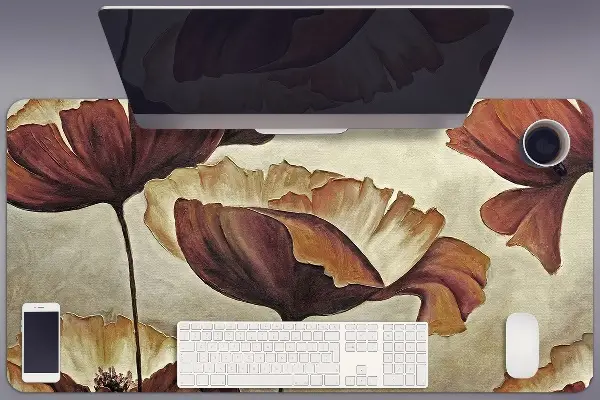 Pracovní podložka na stůl Malování velké mák