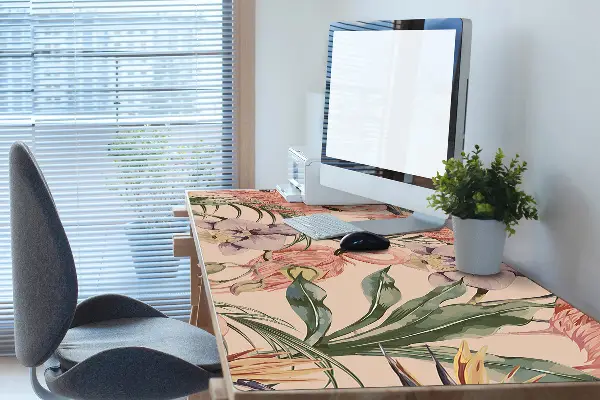 Velká podložka na stůl pro děti Flamingos