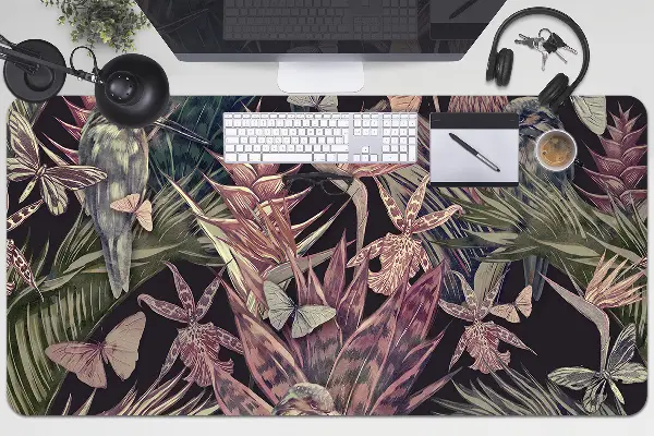 Ochranná podložka na stůl Kolibřík a motýli