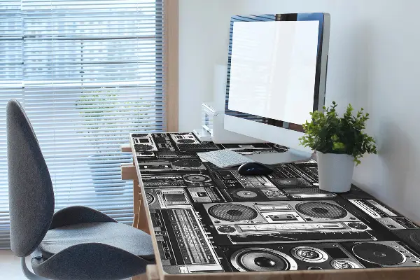 Pracovní podložka na stůl Stará škola boombox