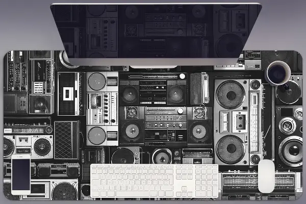 Pracovní podložka na stůl Stará škola boombox