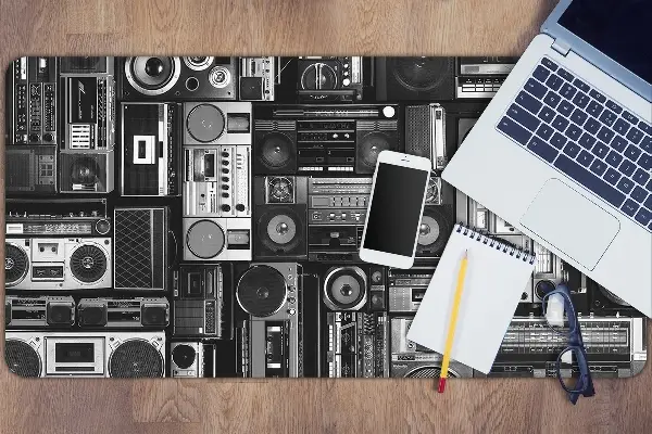 Pracovní podložka na stůl Stará škola boombox