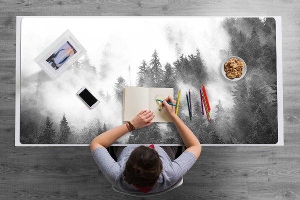Velká podložka na stůl pro děti Misty forest