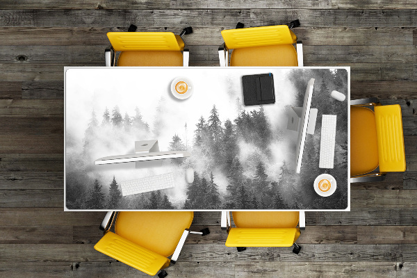 Velká podložka na stůl pro děti Misty forest