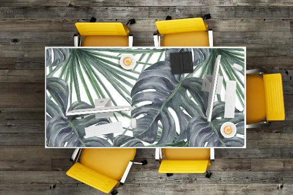 Pracovní podložka na stůl Exotické rostliny