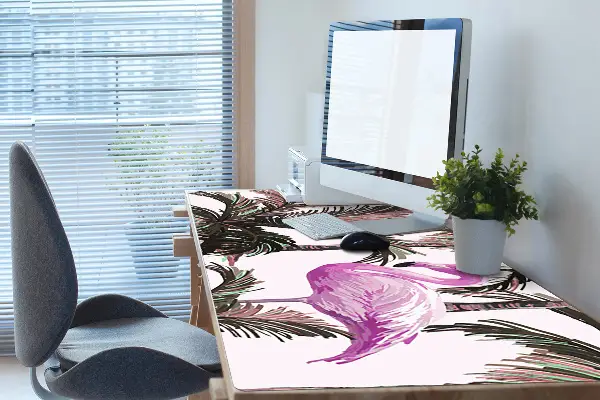Pracovní podložka na stůl Plameňáci v dlaních
