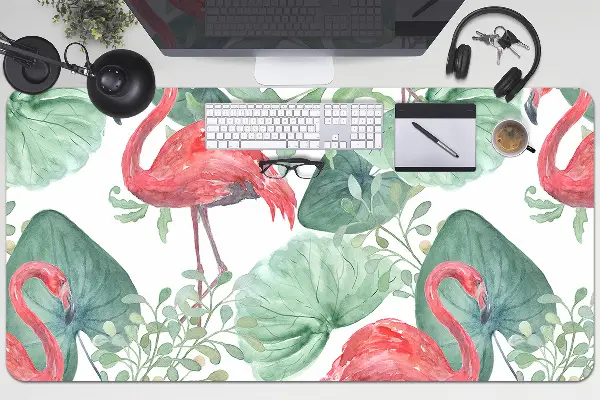 Pracovní podložka na stůl Exotické plameňáků