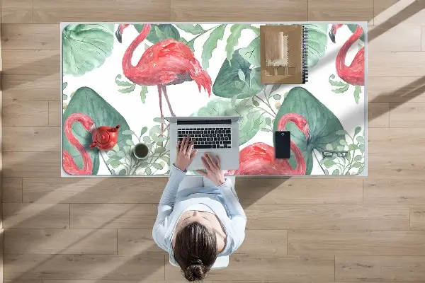 Pracovní podložka na stůl Exotické plameňáků