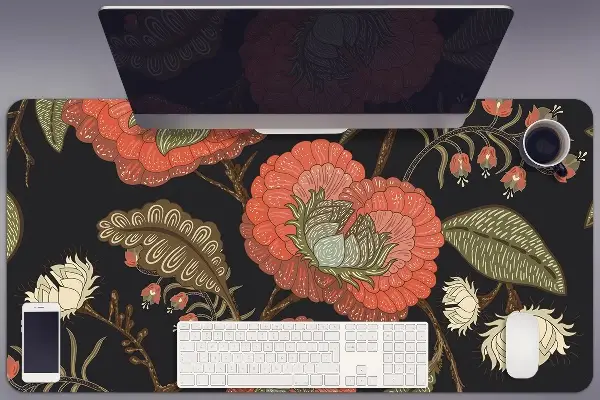 Velká podložka na stůl Retro květiny