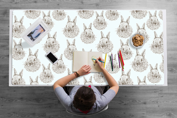 Pracovní podložka na stůl Králíci nakreslil