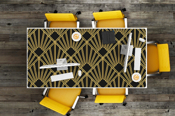 Velká ochranná podložka na stůl Ve stylu art deco