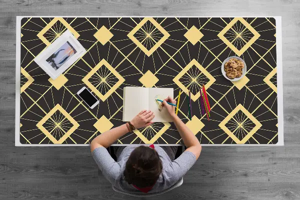 Velká podložka na stůl pro děti Retro pattern