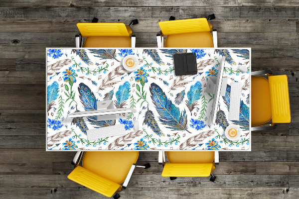 Velká podložka na stůl Ptačí peří