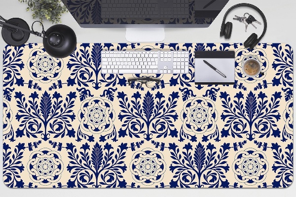 Podložka na psací stůl Modrý pattern