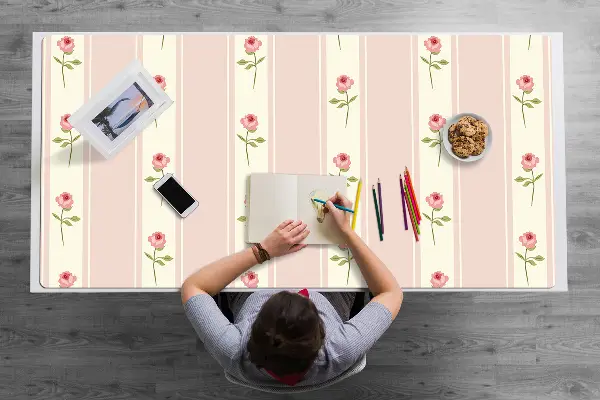 Velká podložka na stůl pro děti Růže