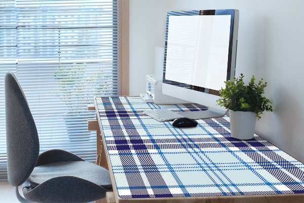 Velká ochranná podložka na stůl Tartan
