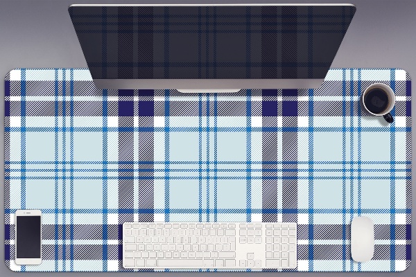 Velká ochranná podložka na stůl Tartan