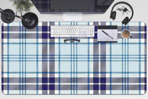 Velká ochranná podložka na stůl Tartan