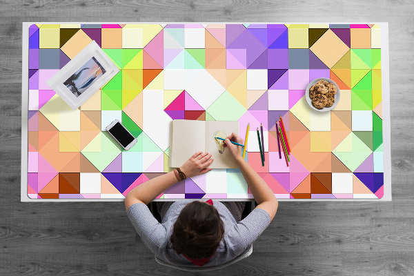 Ochranná podložka na stůl Barevné mozaiky