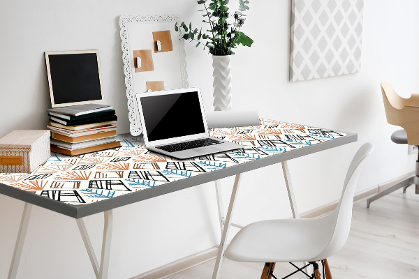 Velká ochranná podložka na stůl Etnické pattern