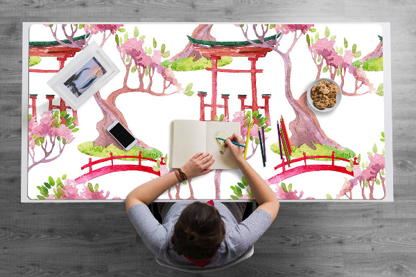 Ochranná podložka na stůl Japonské motivy