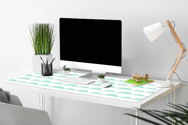 Velká podložka na stůl Řady mincoven