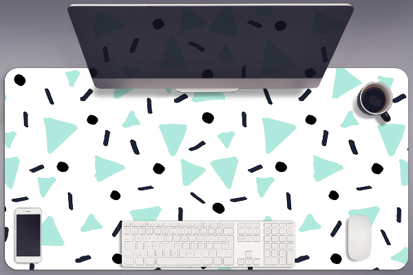 Velká podložka na stůl pro děti Retro pattern