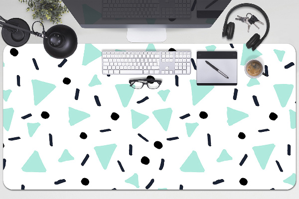 Velká podložka na stůl pro děti Retro pattern