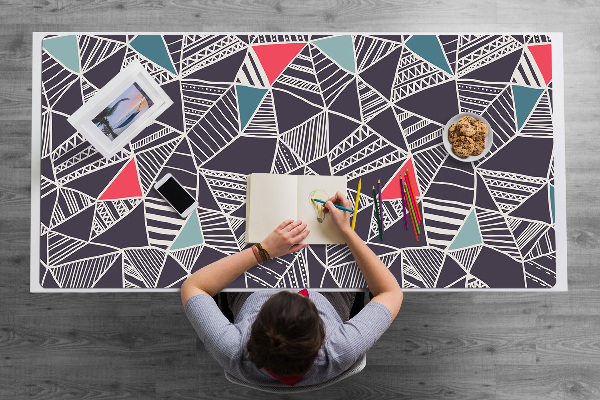 Velká podložka na stůl pro děti Vzor doodle