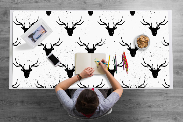 Velká ochranná podložka na stůl Jelení hlava