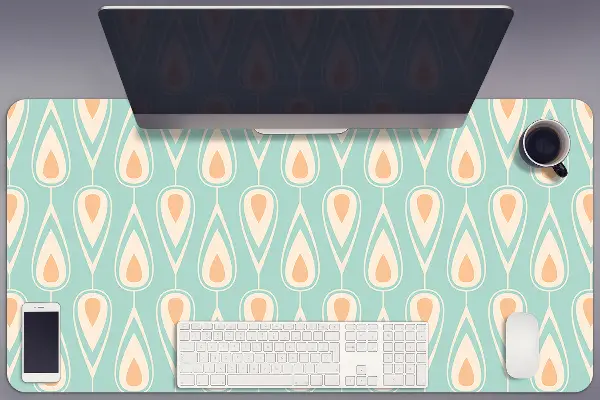 Velká podložka na stůl pro děti Retro pattern