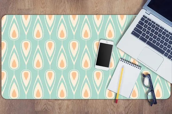 Velká podložka na stůl pro děti Retro pattern