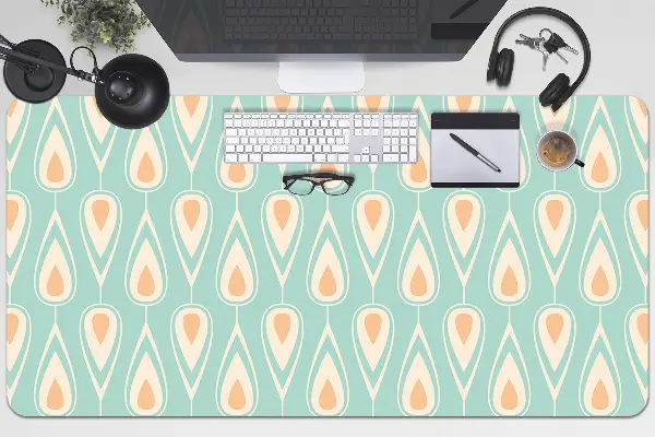 Velká podložka na stůl pro děti Retro pattern