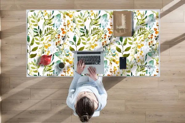 Velká podložka na stůl pro děti Květiny boho