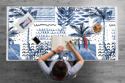 Pracovní podložka s obrázkem Modrá palma
