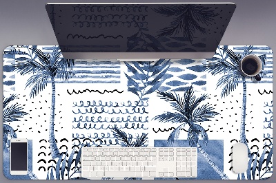 Pracovní podložka s obrázkem Modrá palma
