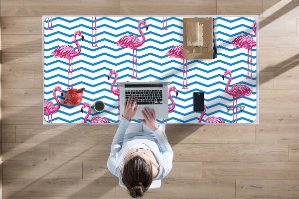 Velká podložka na stůl pro děti Flamingos