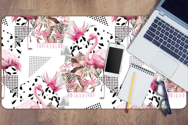 Velká podložka na stůl pro děti Flamingos