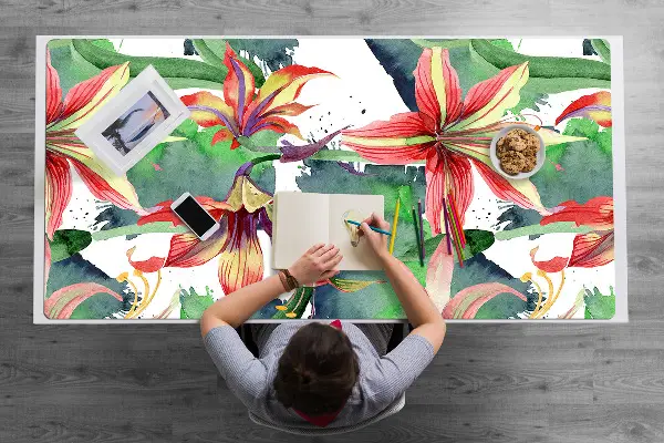 Pracovní podložka s obrázkem Hippeastrum květ