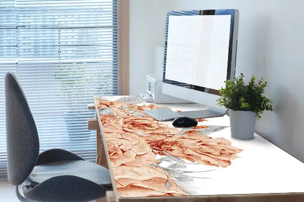 Velká ochranná podložka na stůl Kvetoucí růže
