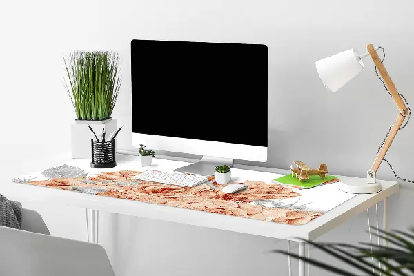 Velká ochranná podložka na stůl Kvetoucí růže