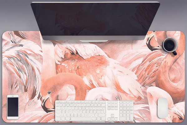 Velká podložka na stůl pro děti Flamingos