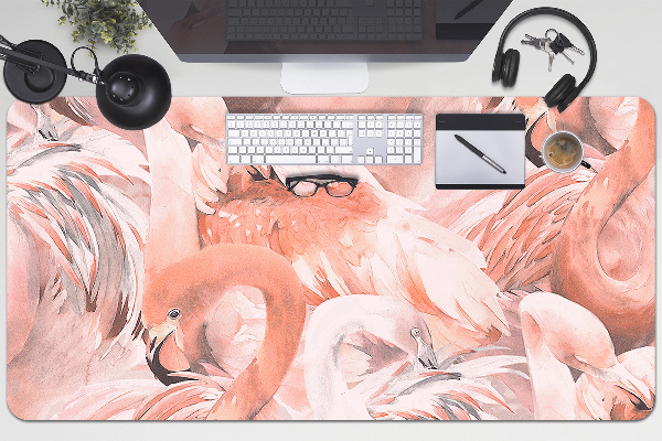 Velká podložka na stůl pro děti Flamingos