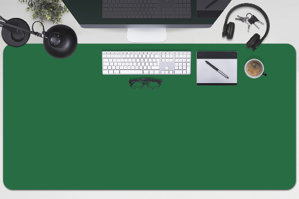 Velká ochranná podložka na stůl Forest green