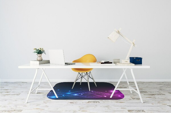 Podložka pod kancelářskou židli Abstraction space