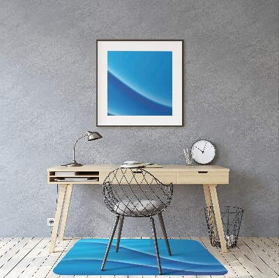 Podložka pod židli Abstrakce modré