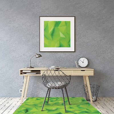 Podložka pod kancelářskou židli abstrakce green