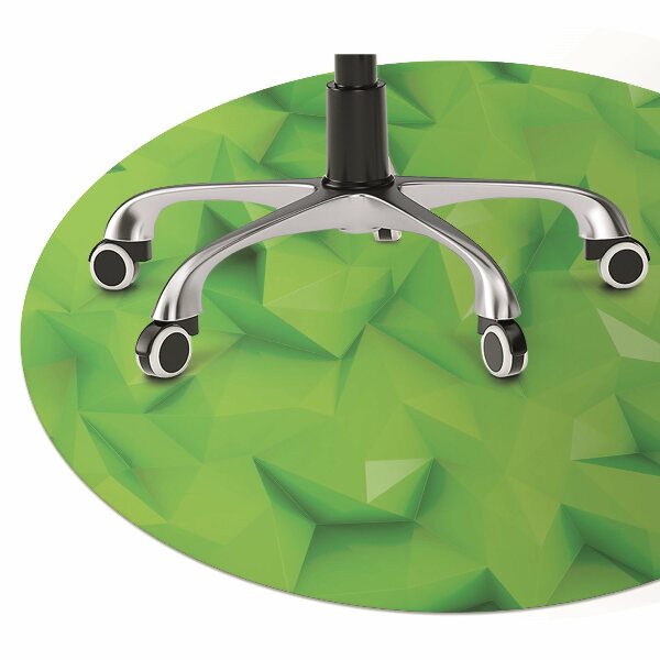 Podložka pod kancelářskou židli abstrakce green
